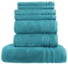 Handtuch-Set Petrol, 7-teilig Soft Cotton | Höffner