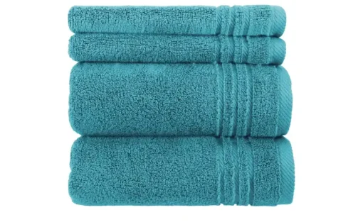 Handtuch-Set Petrol, 4-teilig Soft Cotton | Höffner