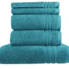 Handtuch-Set Petrol, 5-teilig Soft Cotton | Höffner
