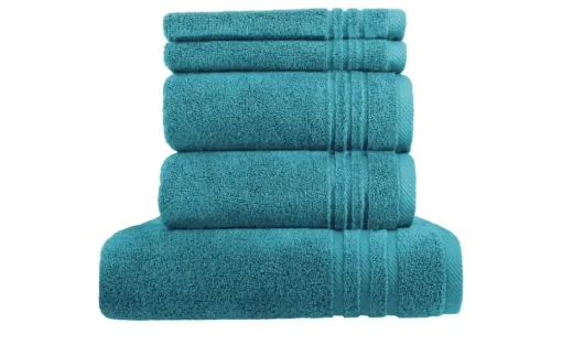 Handtuch-Set Petrol, 5-teilig Soft Cotton | Höffner