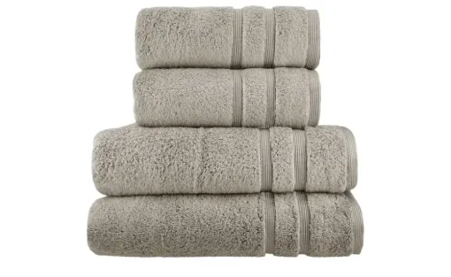 Handtuch-Set Taupe, 4-teilig  Kuschel Wuschel | Höffner
