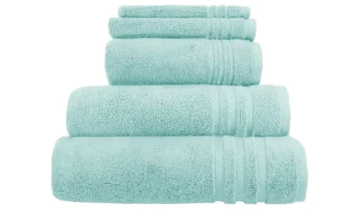 Handtuch-Set Türkis, 5-teilig Soft Cotton | Höffner