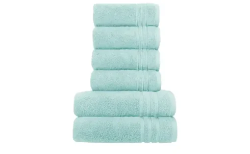 Handtuch-Set Türkis, 6-teilig Soft Cotton | Höffner