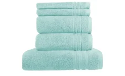 Handtuch-Set Türkis, 5-teilig  Soft Cotton | Höffner