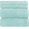 Handtuch-Set Türkis, 4-teilig Soft Cotton | Höffner