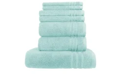Handtuch-Set Türkis, 7-teilig Soft Cotton | Höffner