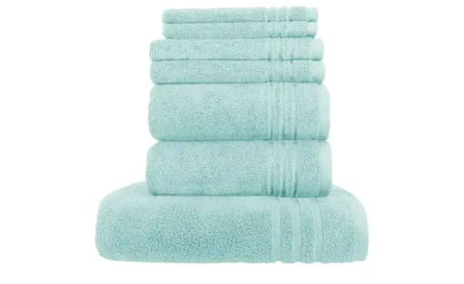 Handtuch-Set Türkis, 7-teilig Soft Cotton | Höffner