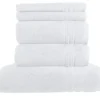 Handtuch-Set Weiß, 5-teilig Soft Cotton | Möbel Höffner
