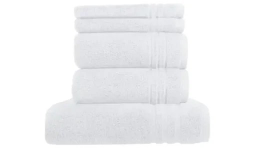 Handtuch-Set Weiß, 5-teilig Soft Cotton | Möbel Höffner