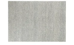 Handwebteppich Tula | 90x160 cm, Weiß, Blau | Höffner