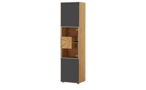 HARTMANN Vitrine Caya | Eiche, Anthrazit, rechts