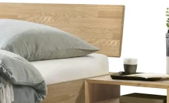 HASENA Massivholz-Bettgestell Asti | Eiche, Anthrazit, 140 cm