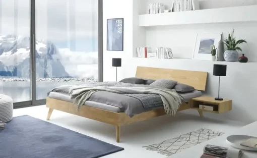 HASENA Massivholz-Bettgestell Ancona | Eiche, 140 cm