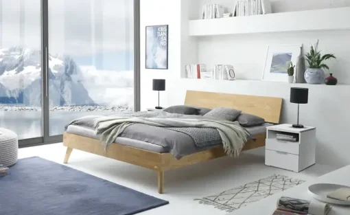 HASENA Massivholz-Bettgestell Ancona | Eiche, 140 cm