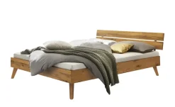 HASENA Massivholz-Bettgestell Ortona | Wildeiche, 140 cm