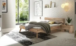 HASENA Massivholz-Bettgestell Ortona | Kernbuche, 140 cm