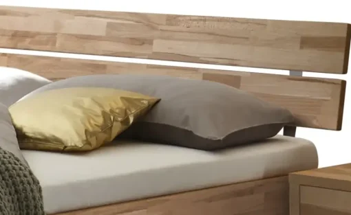 HASENA Massivholz-Bettgestell Ortona | Kernbuche, 140 cm