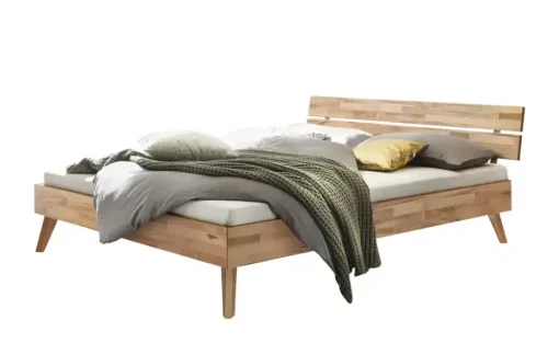 HASENA Massivholz-Bettgestell Ortona | Kernbuche, 140 cm