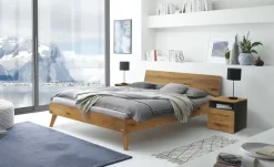 HASENA Massivholz-Bettgestell Ancona | Wildeiche, 140 cm