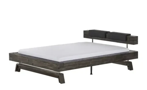 HASENA Massivholz-Bettgestell Inca  | Grau, antik, 140 cm