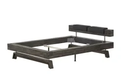 HASENA Massivholz-Bettgestell Inca  | Grau, antik, 140 cm