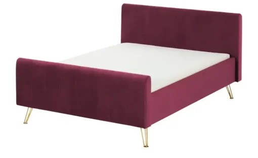 HASENA Polsterbettbestell Combia | Burgund, 140 cm