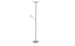 HELL-höllisch gutes Licht LED-Deckenfluter, 2-flammig, Nickel-matt | edelstahlfarben, glänzend, matt