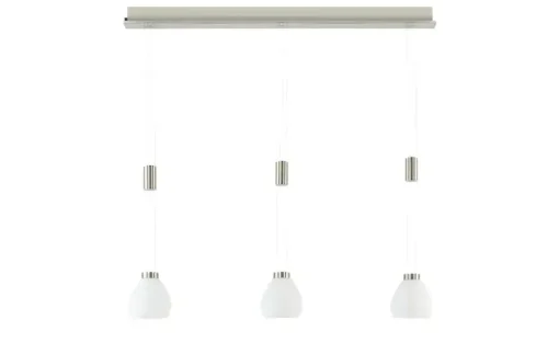HELL-höllisch gutes Licht LED-Pendelleuchte, 3-flammig, Nickel-matt | edelstahlfarben, matt