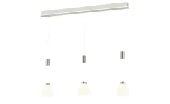 HELL-höllisch gutes Licht LED-Pendelleuchte, 3-flammig, Nickel-matt | edelstahlfarben, matt