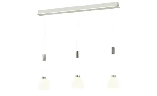 HELL-höllisch gutes Licht LED-Pendelleuchte, 3-flammig, Nickel-matt | edelstahlfarben, matt
