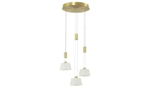 HELL-höllisch gutes Licht LED-Pendelleuchte | messingfarben