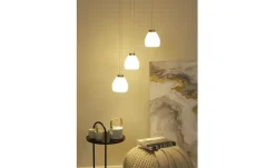 HELL-höllisch gutes Licht LED-Pendelleuchte, 3-flammig, Rondell, Nickel-matt | edelstahlfarben, matt