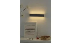 HELL-höllisch gutes Licht LED-Wandleuchte, anthrazit, up & down  | Schwarz, matt