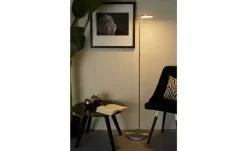 HELL-höllisch gutes Licht LED-Stehleuchte, 1-flammig, Nickel matt | matt, edelstahlfarben, silberfarben