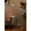 HELL-höllisch gutes Licht LED-Stehleuchte, 1-flammig, Nickel-matt | edelstahlfarben, matt