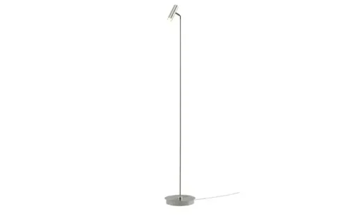 HELL-höllisch gutes Licht LED-Stehleuchte, 1-flammig, Nickel-matt | edelstahlfarben, matt
