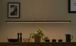 Herzblut LED-Pendelleuchte, Eiche geölt mit up & down Light `groß` | 10 cm