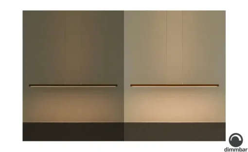 Herzblut LED-Pendelleuchte, Eiche geölt mit up & down Light `groß` | 10 cm