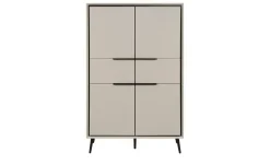 Highboard Arluno | Sand, Schwarz | Möbel Höffner
