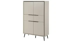 Highboard Arluno | Sand, Schwarz | Möbel Höffner