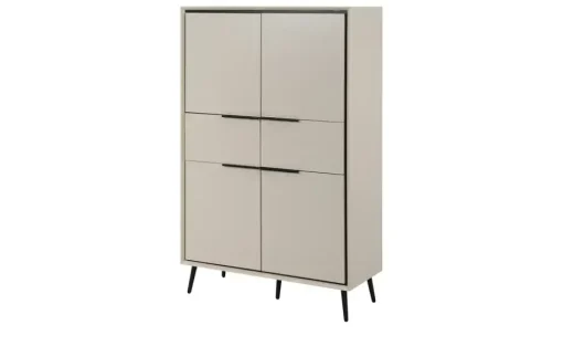 Highboard Arluno | Sand, Schwarz | Möbel Höffner