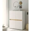 Highboard Cande | Weiß, Eiche (Nachbildung) | Höffner