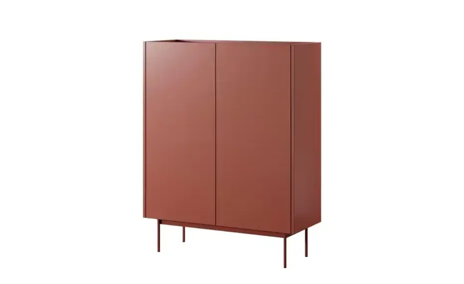 Highboard Color | Eiche, Rot | Möbel Höffner