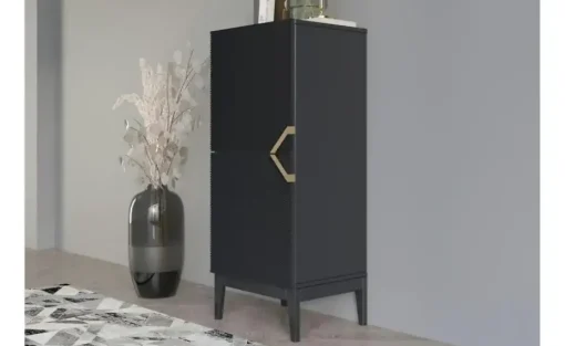 Highboard Dami | Schwarz | Möbel Höffner