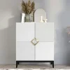 Highboard Dami | Weiß, Schwarz | Möbel Höffner