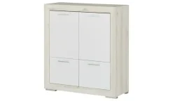 Highboard Fiesta | Weiß, Eiche (Nachbildung) | Höffner