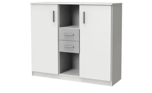 Highboard Joker | Weiß, Betonoptik | Möbel Höffner