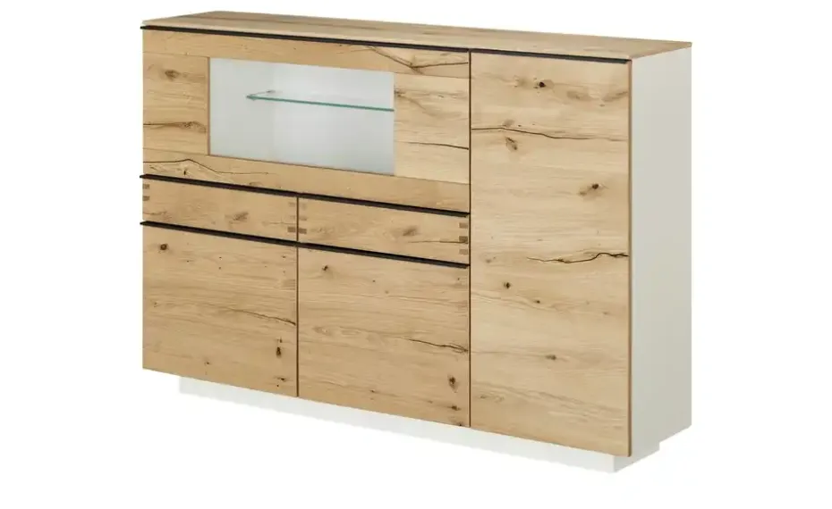 Highboard Light Line 6 | Weiß, lackiert | Möbel Höffner