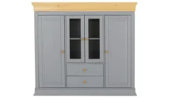 Highboard Massivholz Bornholm | Grau, antik, Kiefer