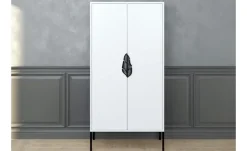 Highboard Merlin | Weiß, Schwarz | Möbel Höffner